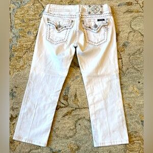 Miss Me size 27 cuffed capris